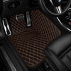 V12 Mats premium diamond custom car mats set | Chocolate Brown