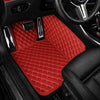 V12 Mats premium diamond custom car mats set | Cherry Red