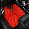 V12 Mats premium diamond custom car mats set | Ferrari Red
