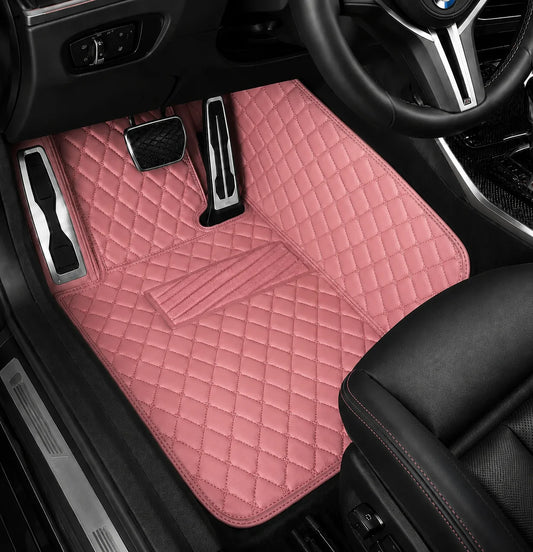 V12 Mats premium diamond custom car mats set | Flamingo Pink