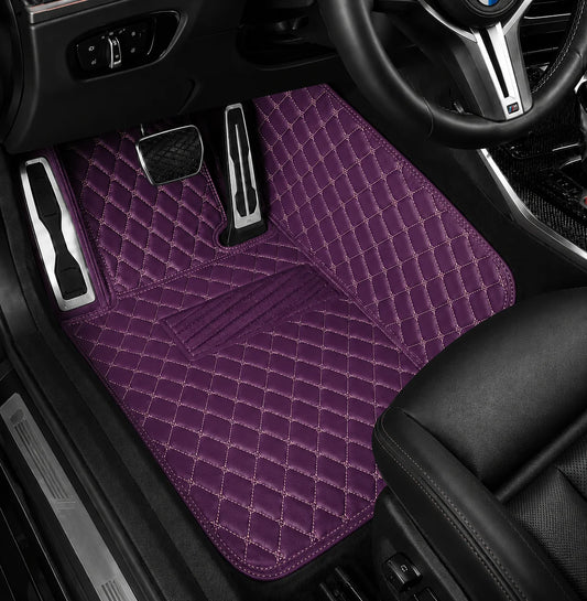 V12 Mats premium diamond custom car mats set | Lavender Purple