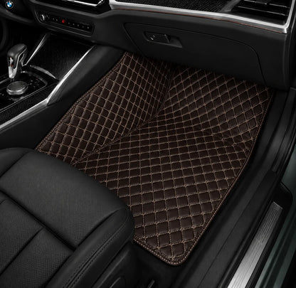 V12 Mats premium diamond custom car mats set | Chocolate Brown