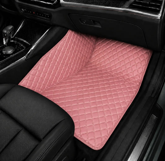 V12 Mats premium diamond custom car mats set | Flamingo Pink
