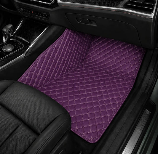 V12 Mats premium diamond custom car mats set | Lavender Purple