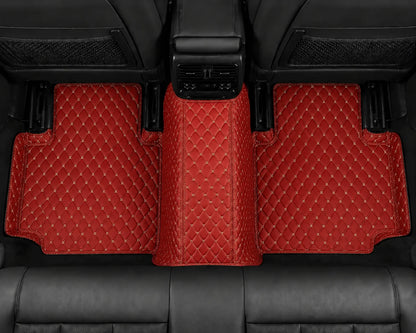 V12 Mats premium diamond custom car mats set | Cherry Red