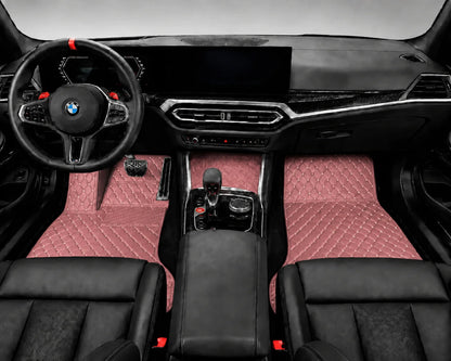 V12 Mats premium diamond custom car mats set | Flamingo Pink