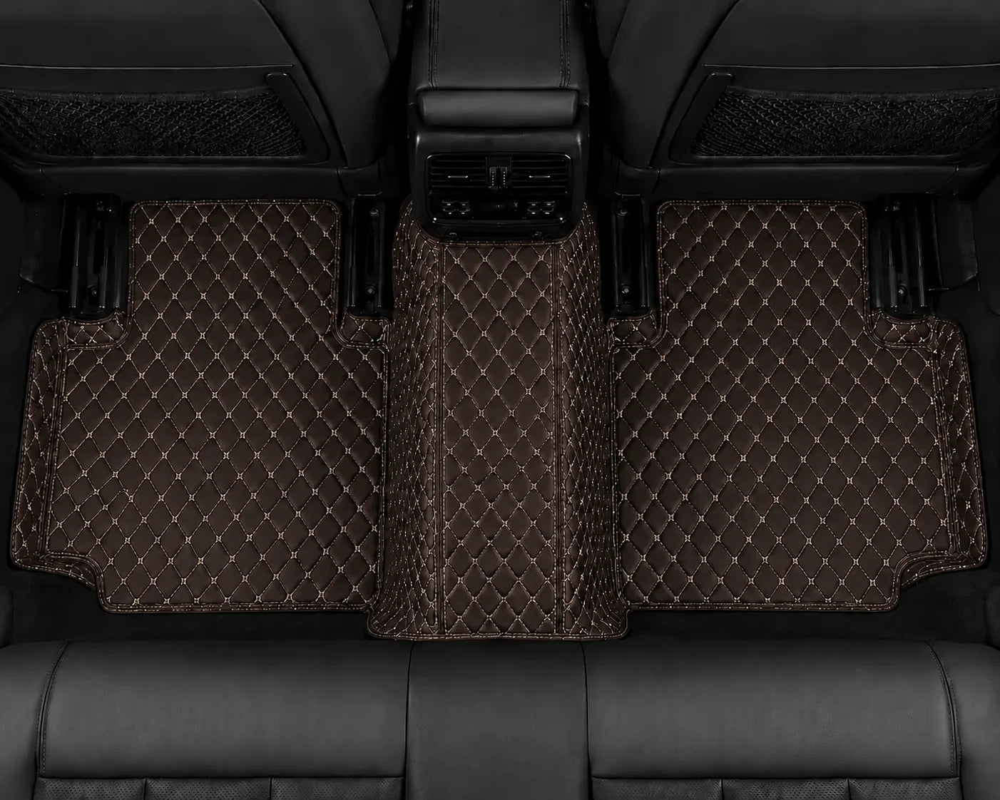V12 Mats premium diamond custom car mats set | Chocolate Brown