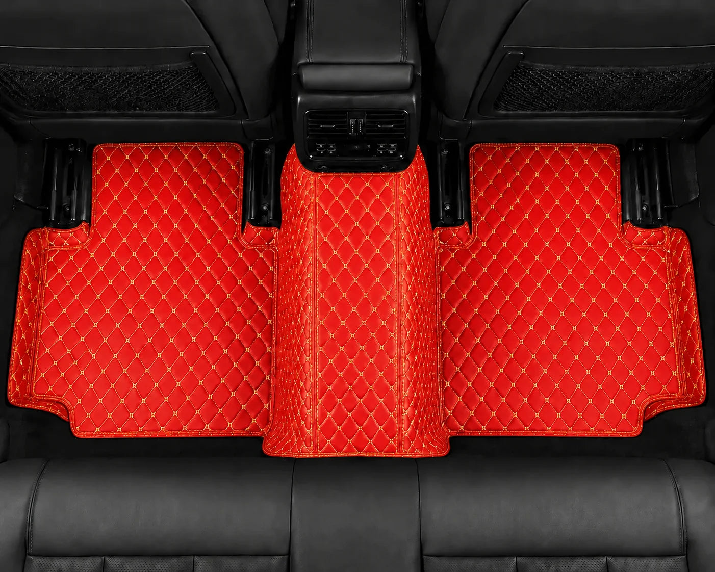 V12 Mats premium diamond custom car mats set | Ferrari Red
