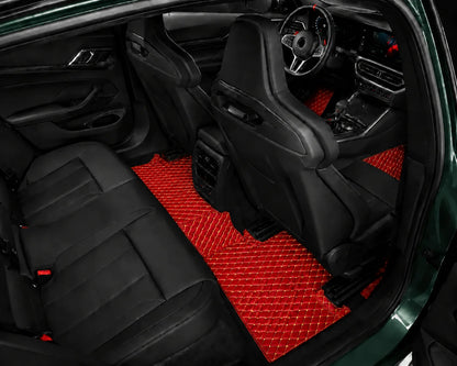 V12 Mats premium diamond custom car mats set | Ferrari Red