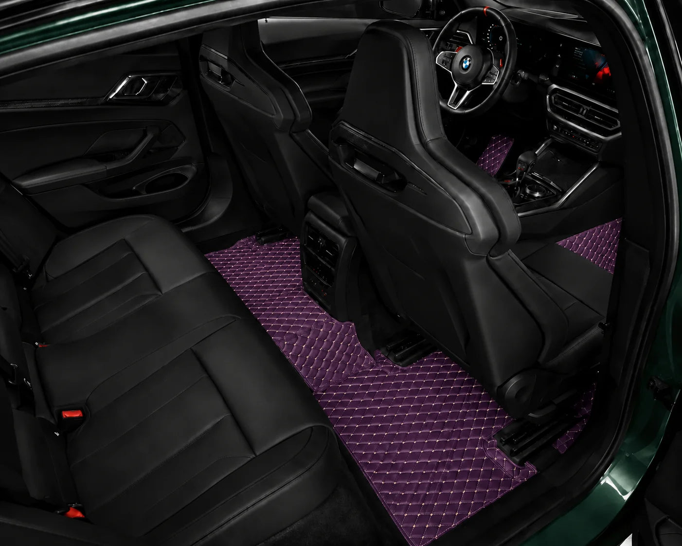 V12 Mats premium diamond custom car mats set | Lavender Purple
