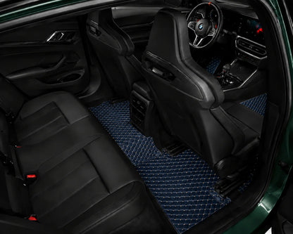 V12 Mats premium diamond custom car mats set | Vintage Blue