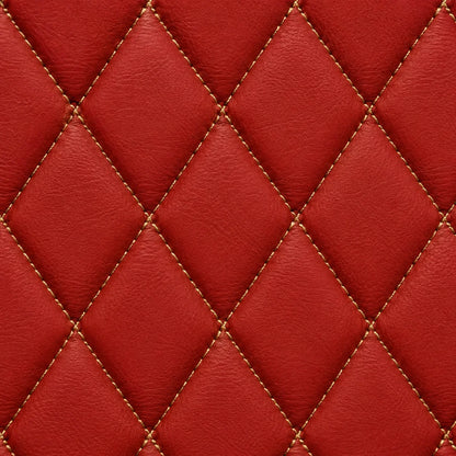 V12 Mats premium diamond custom car mats set | Cherry Red