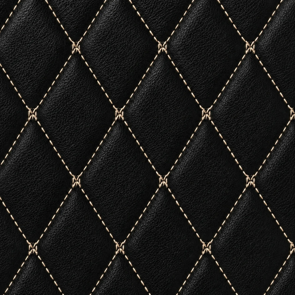 Black and Beige Stitching