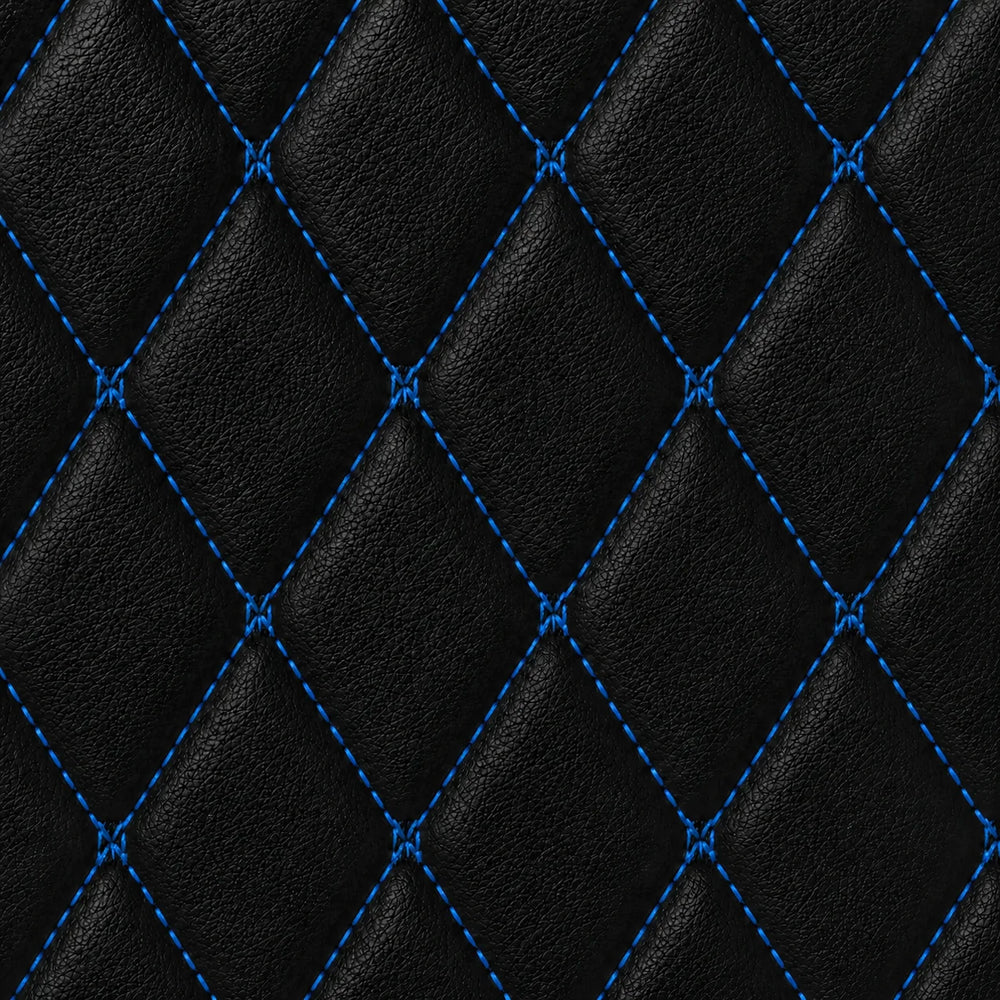 Black and Blue Stitching