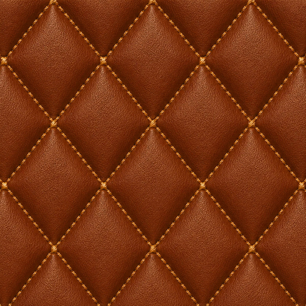 V12 Mats premium diamond custom car mats set | Caramel Brown