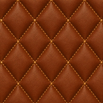 V12 Mats premium diamond custom car mats set | Caramel Brown