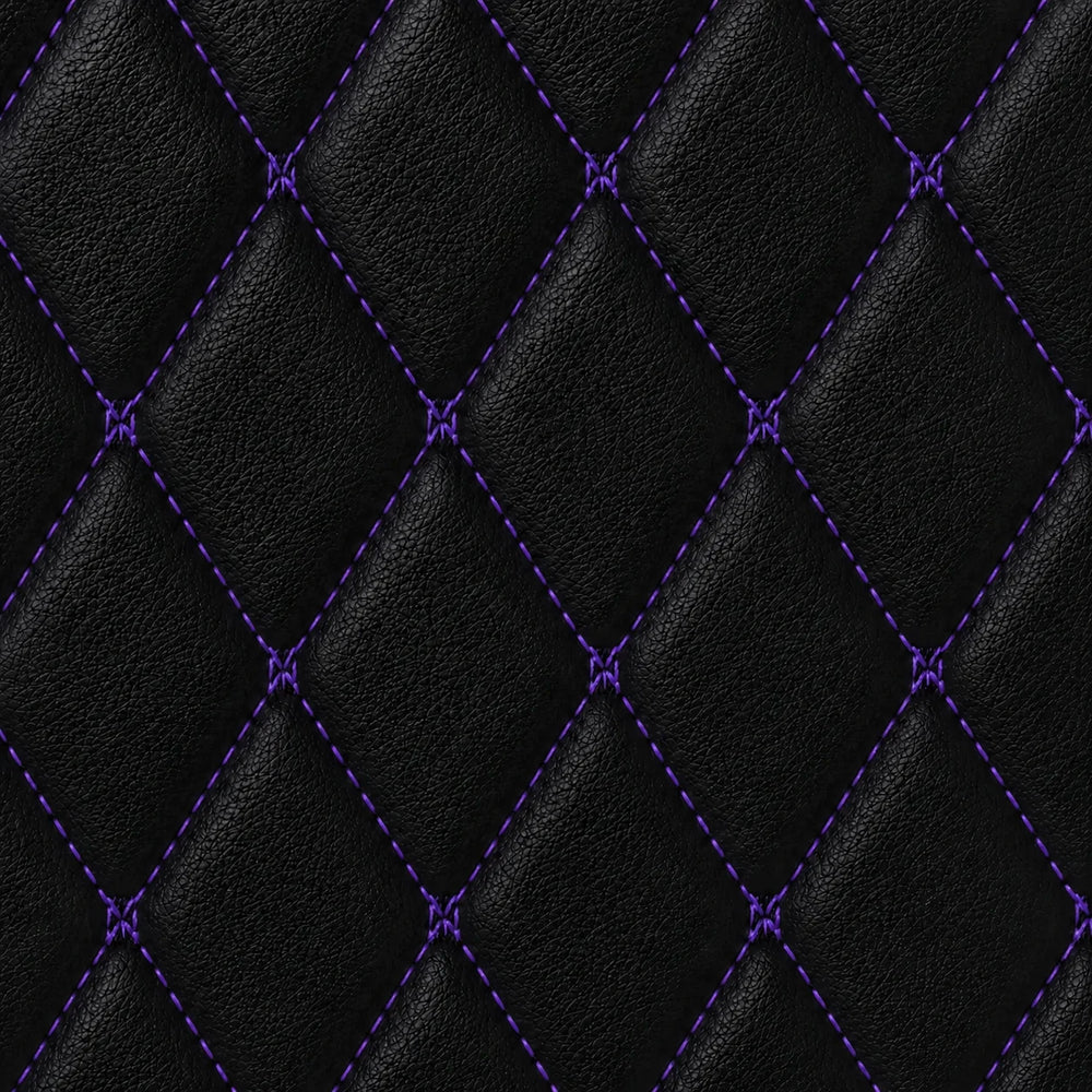 Black and Purple Stitching