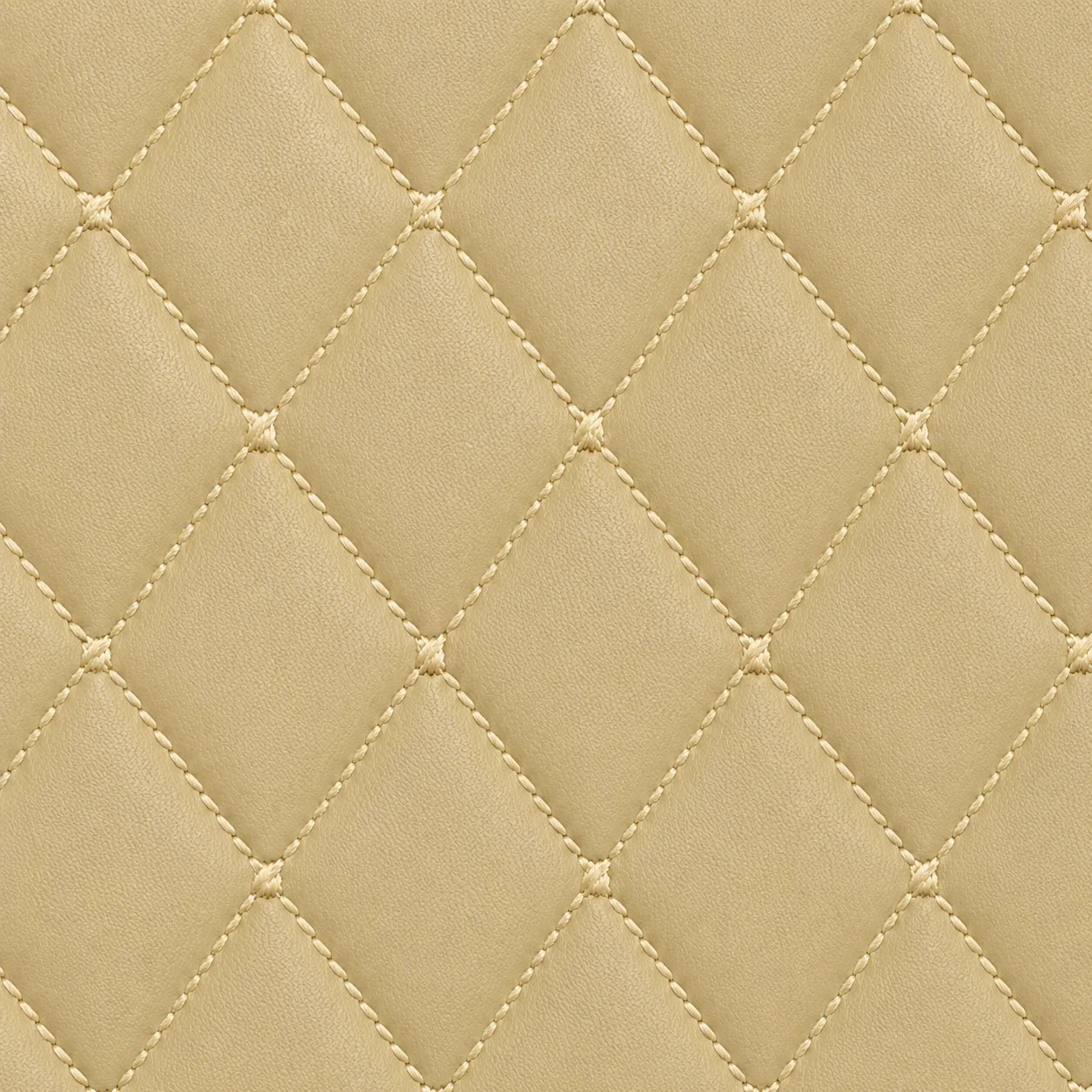 V12 Mats premium diamond custom car mats set | Cream Beige