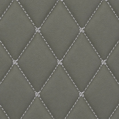 V12 Mats premium diamond custom car mats set | Light Gray