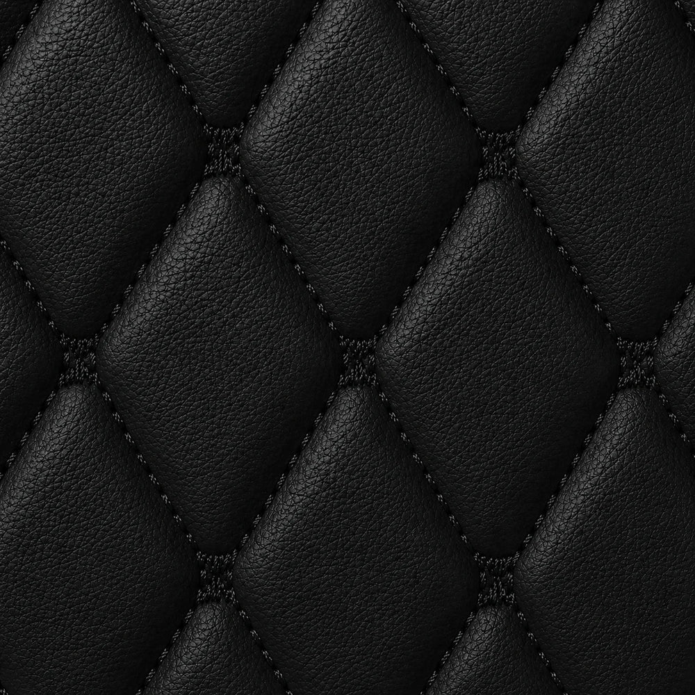 Black and Black Stitching